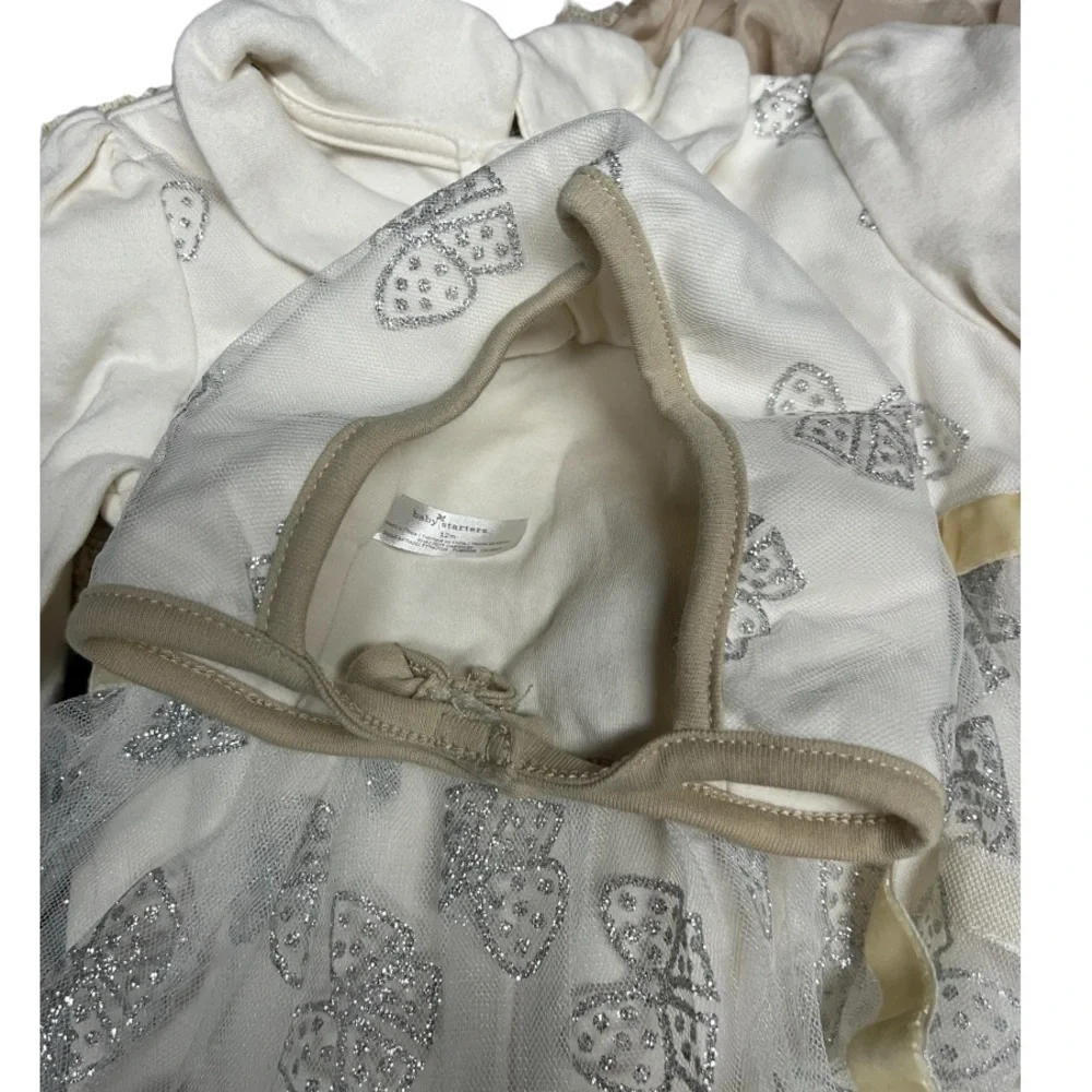 Baby girl starters cute set hat and tutu romper 12m